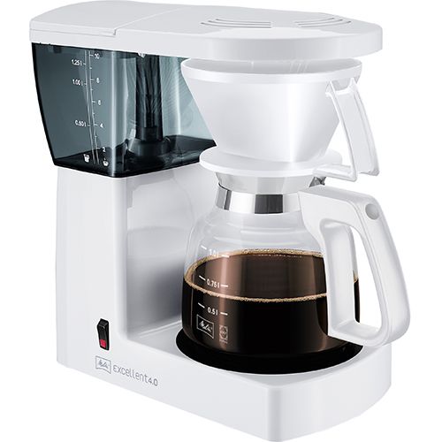 Melitta kaffemaskine Excellent 1,25 liter. Hvid