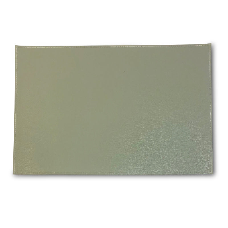 Dacore dækkeserviet i læderlook - støvet grøn - 30x45 cm