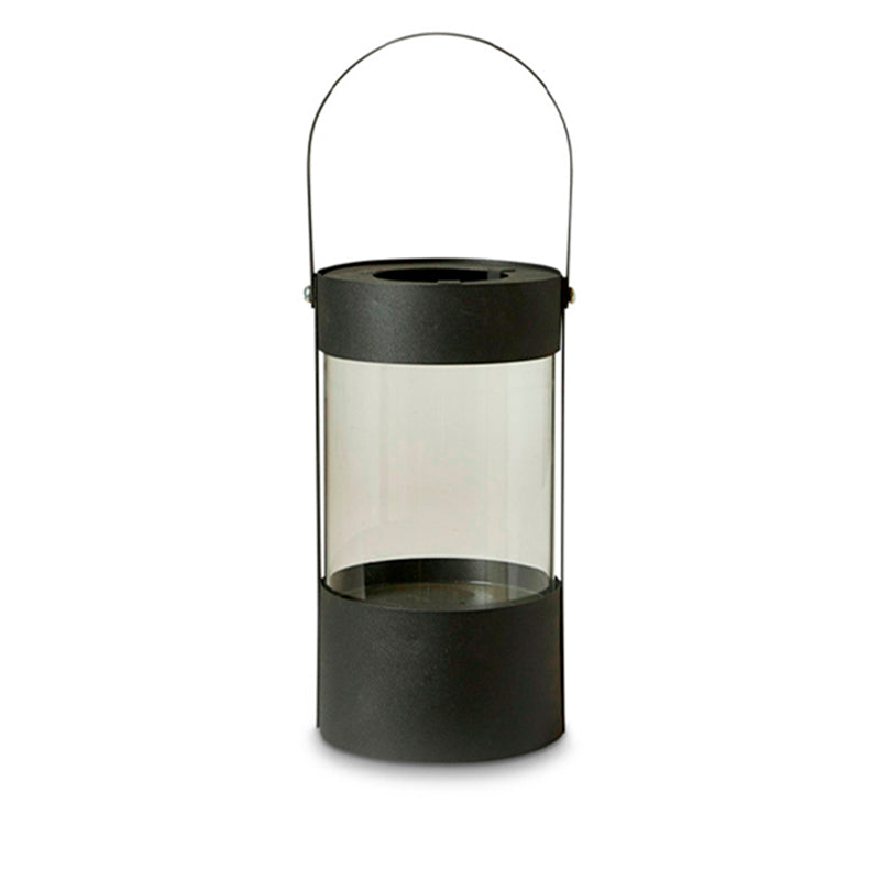 Dacore lanterne cylinder m. håndtag - metalsort - H40 cm