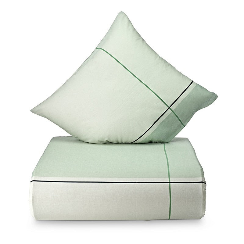 Nordisk Tekstil Detox sengesæt grøn 140x220 cm