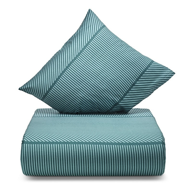 Nordisk Tekstil Jazz sengesæt grøn 140x220 cm