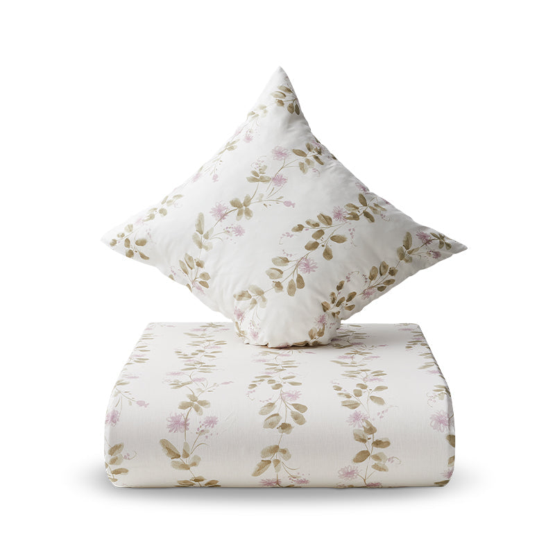 Nordisk Tekstil Aya sengesæt Oliven - 140x220 cm