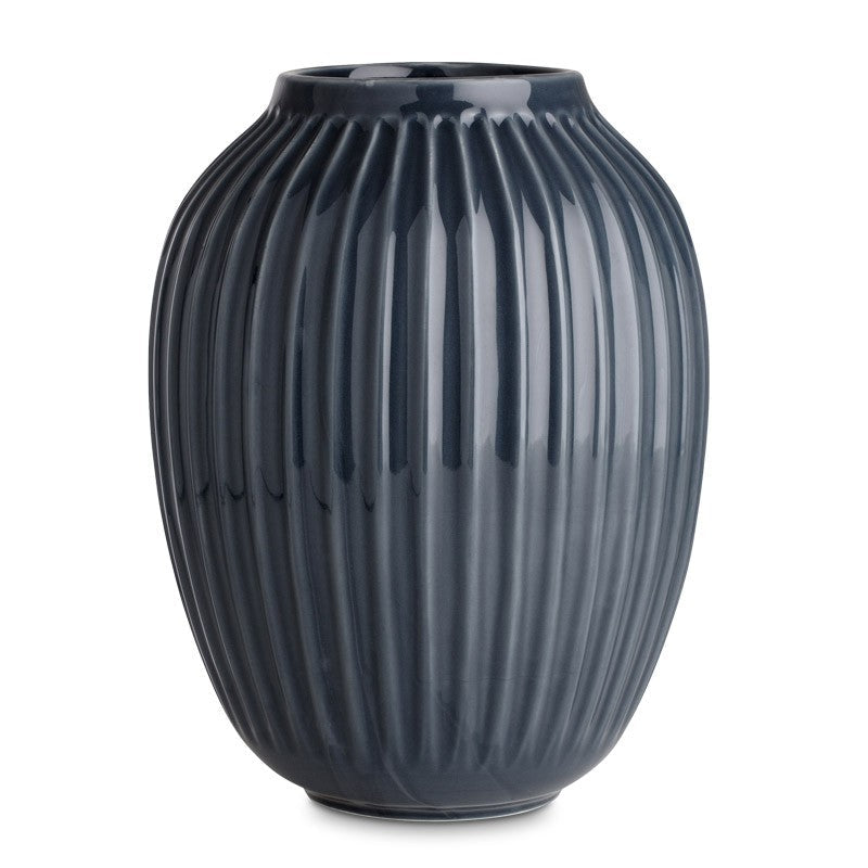 Kähler Hammershøi vase 25 cm antracitgrå