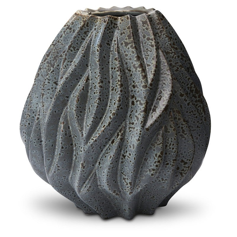 Morsø Flame vase 23 cm grå
