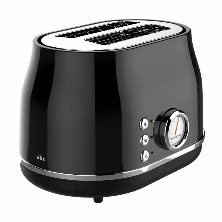Witt Premium Reto Toaster, Black