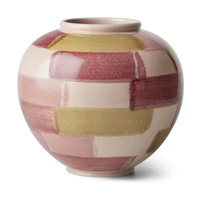 Canvas Vase H20 - rosa/brun