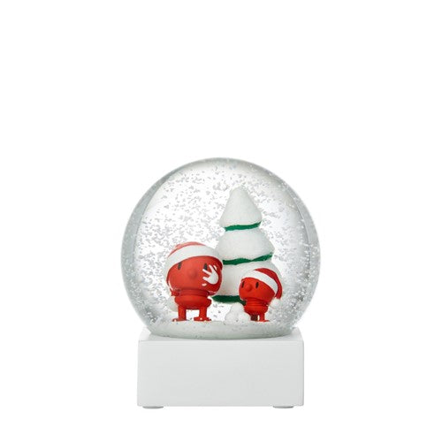 Hoptimist Santa Snow Globe