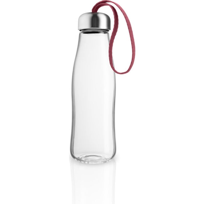 Eva Solo Drikkeflaske i Glas - Pomegranate - 0,5 liter