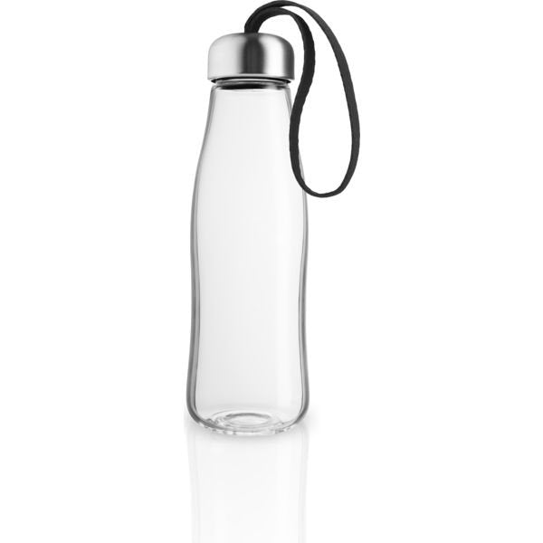 Eva Solo Drikkeflaske i Glas - Sort - 0,5 liter