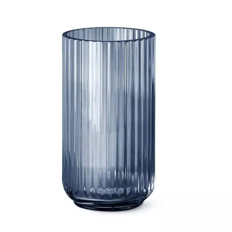 Lyngby Vase Glas, Blå