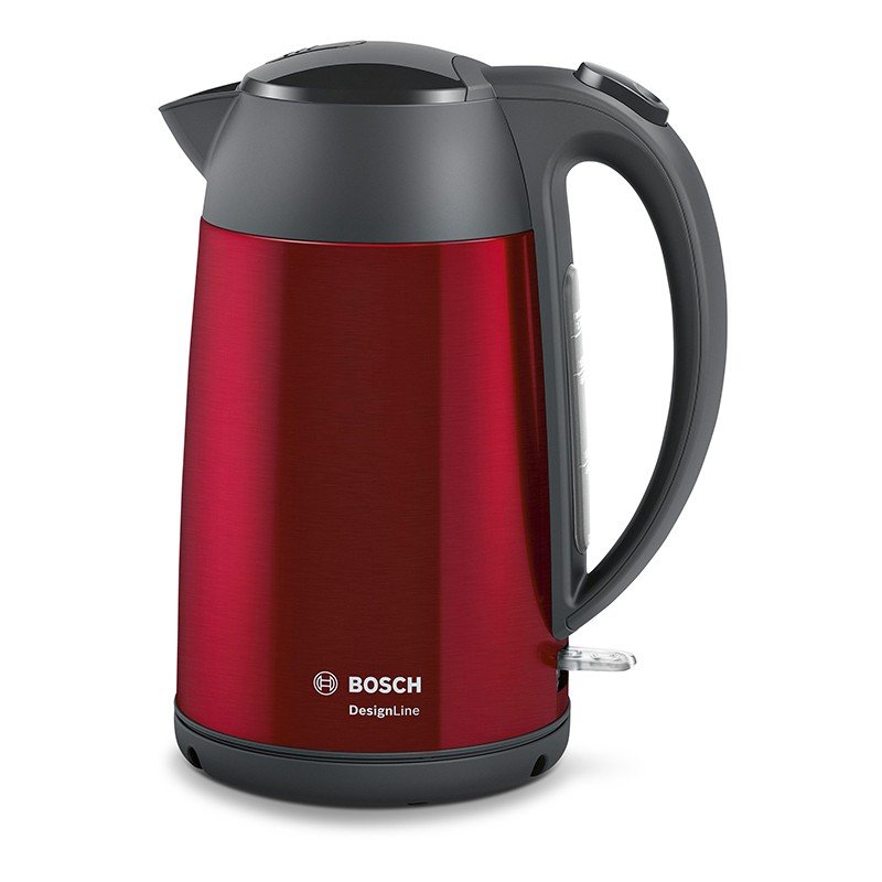 Bosch Designline Elkedel - rød - 1,7 liter